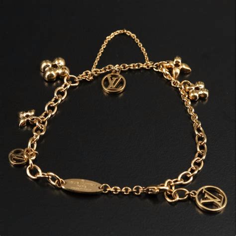 louis vuitton gold blooming supple bracelet|louis vuitton flower bracelet.